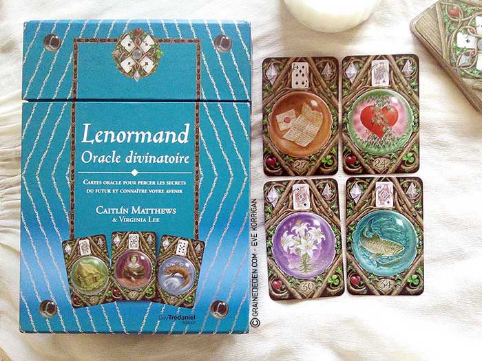 Lenormand Oracle Divinatoire de Caitlin Matthews et Virginia Lee - Cartes Oracle pour percer les secrets du futur et connaître votre avenir - Graine d'Eden Développement personnel, spiritualité, tarots et oracles divinatoires, Bibliothèques des Oracles, avis, présentation, review , revue