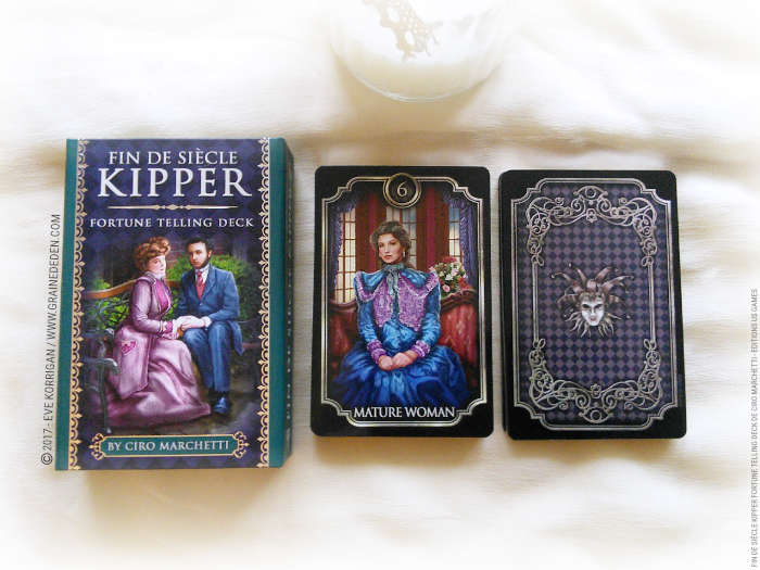 Fin de Siècle Kipper Fortune telling Deck de Ciro Marchetti - Graine d'Eden Développement personnel, spiritualité, tarots et oracles divinatoires, Bibliothèques des Oracles, avis, présentation, review , revue