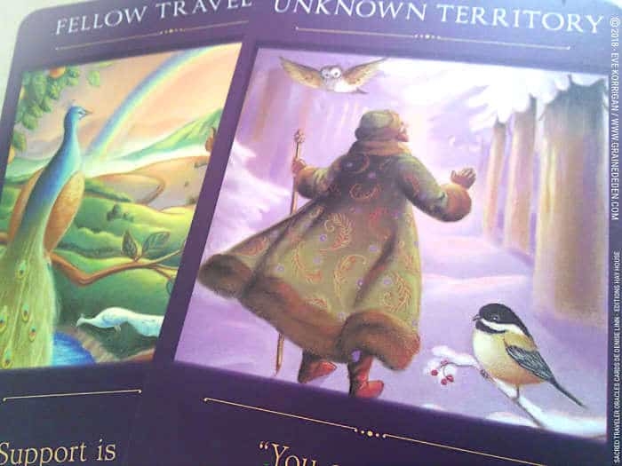 Sacred Traveler Oracle Cards Deck de Denise Linn - Graine d'Eden Développement personnel, spiritualité, tarots et oracles divinatoires, Bibliothèques des Oracles, avis, présentation, review , revue