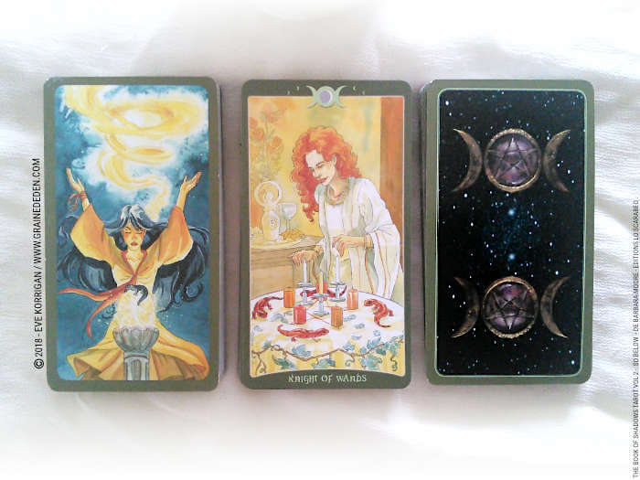 The Book of Shadows Tarot Vol 2 So Below de Barbara Moore - Graine d'Eden Développement personnel, spiritualité, tarots et oracles divinatoires, Bibliothèques des Tarots, avis, présentation, review, revue