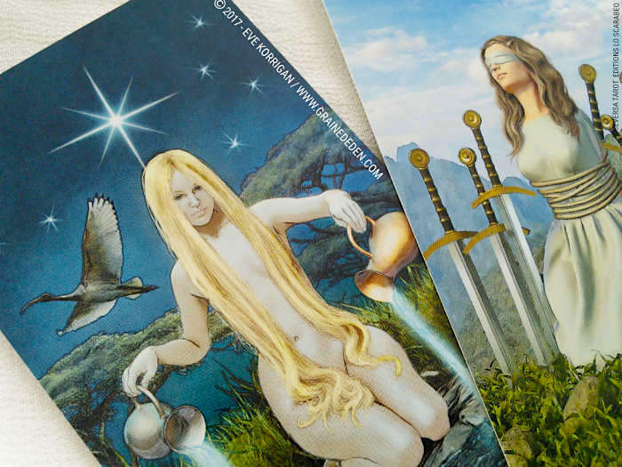 Vice Versa Tarot de Massimiliano Filadoro et Lunaea Weatherstone - Graine d'Eden Développement personnel, spiritualité, tarots et oracles divinatoires, Bibliothèques des Tarots, avis, présentation, review, revue