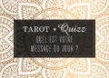 Tarot Quizz : Quel est votre message du jour ? Répondez à ces questions afin de recevoir votre guidance du jour avec le Tarot. Graine d'Eden - Tarot et Oracles divinatoires, développement personnel, guidance, éveil personnel et spirituel, review, présentation de jeux et livre, cours de tarot...