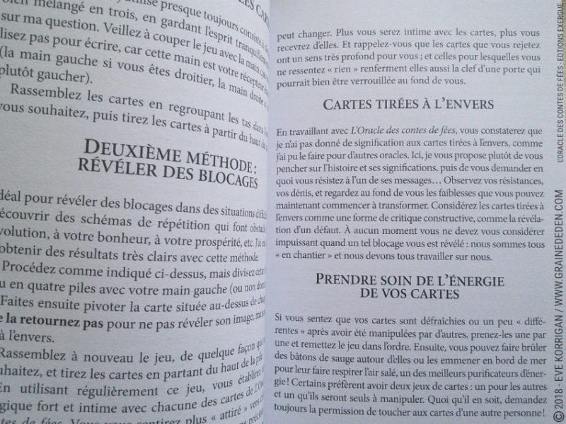 L'Oracle des Contes de Fées de Lucy Cavendish et Jasmine Becket-Griffith - Graine d'Eden Développement personnel, spiritualité, tarots et oracles divinatoires, Bibliothèques des Oracles, avis, présentation, review , revue