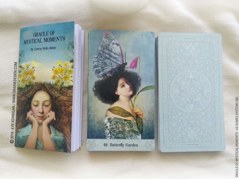 Oracle of Mystical Moments de Catrin Welz-Stein - Graine d'Eden Développement personnel, spiritualité, tarots et oracles divinatoires, Bibliothèques des Oracles, avis, présentation, review , revue
