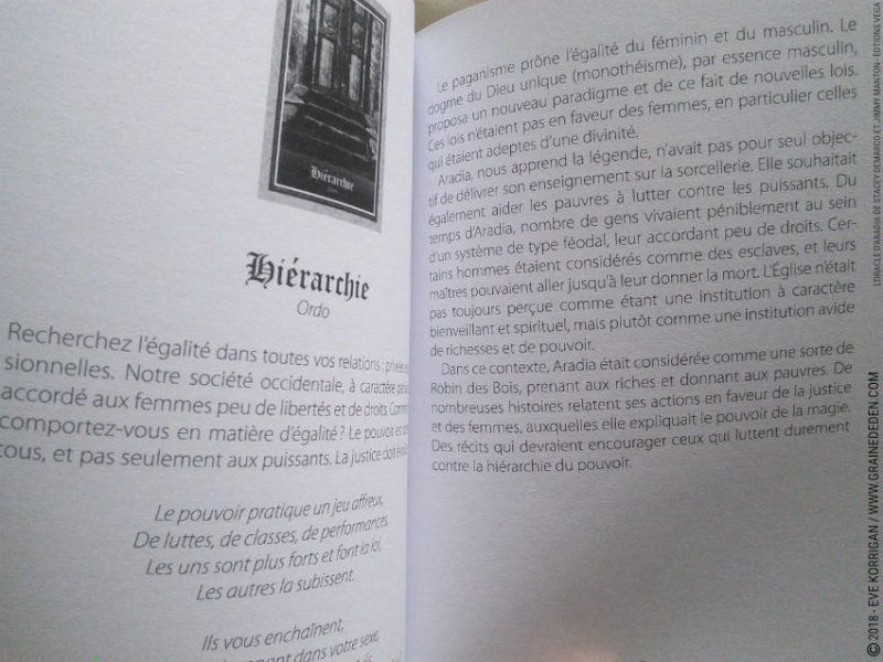 L'Oracle d'Aradia de Stacey Demarco et Jimmy Manton Review - Graine d'Eden Développement personnel, spiritualité, tarots et oracles divinatoires, Bibliothèques des Oracles, avis, présentation, review tarot oracle , revue tarot oracle