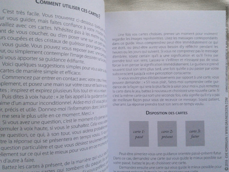 L'Oracle des Artisans de Lumière de Alana Fairchild et Mario Dugay Review - Graine d'Eden Développement personnel, spiritualité, tarots et oracles divinatoires, Bibliothèques des Oracles, avis, présentation, review tarot oracle , revue tarot oracle