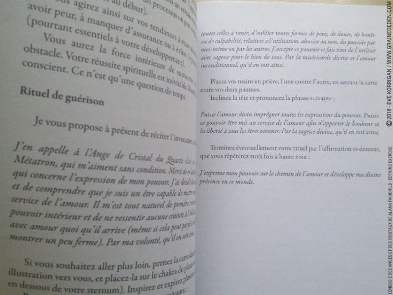 L'énergie des Anges et des Cristaux Cartes Oracle de Alana Fairchild Review - Graine d'Eden Développement personnel, spiritualité, tarots et oracles divinatoires, Bibliothèques des Oracles, avis, présentation, review tarot oracle , revue tarot oracle