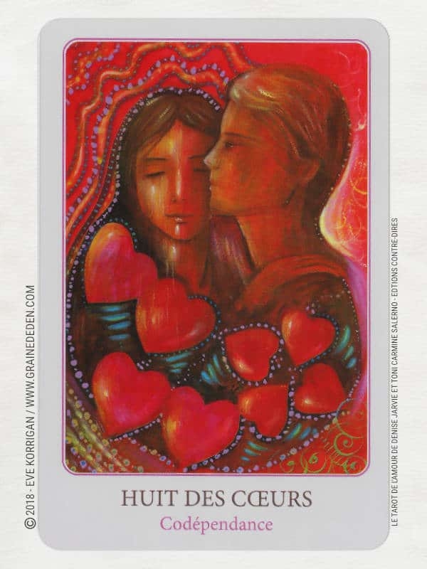 Le Tarot de l'Amour de Denise Jarvie et Toni Carmine Salerno Review - Graine d'Eden Développement personnel, spiritualité, tarots et oracles divinatoires, Bibliothèques des Oracles, avis, présentation, review tarot oracle , revue tarot oracle