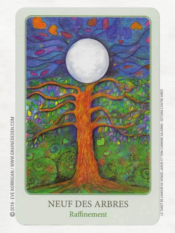 Le Tarot de l'Amour de Denise Jarvie et Toni Carmine Salerno Review - Graine d'Eden Développement personnel, spiritualité, tarots et oracles divinatoires, Bibliothèques des Oracles, avis, présentation, review tarot oracle , revue tarot oracle