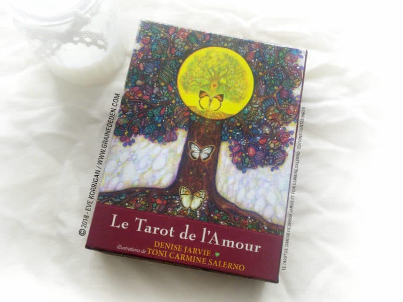 Le Tarot de l'Amour de Denise Jarvie et Toni Carmine Salerno Review - Graine d'Eden Développement personnel, spiritualité, tarots et oracles divinatoires, Bibliothèques des Oracles, avis, présentation, review tarot oracle , revue tarot oracle