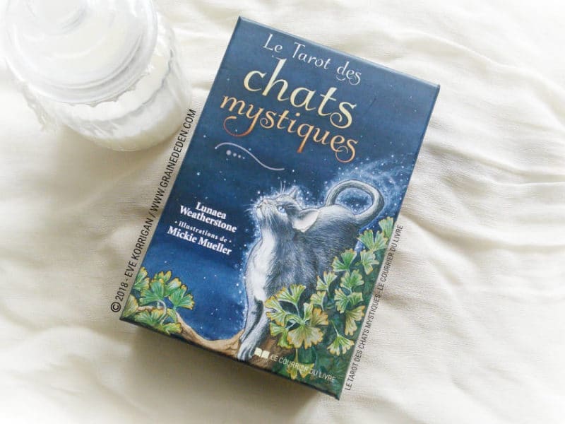 Le Tarot des Chats Mystiques de Lunaea Weatherstone et Mickie Mueller Review - Graine d'Eden Développement personnel, spiritualité, tarots et oracles divinatoires, Bibliothèques des Oracles, avis, présentation, review tarot oracle , revue tarot oracle