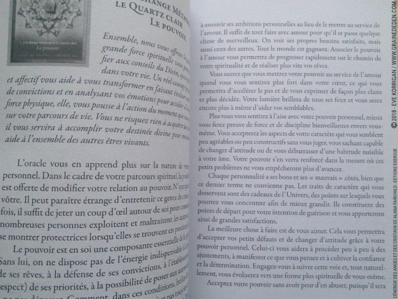 L'énergie des Anges et des Cristaux Cartes Oracle de Alana Fairchild Review - Graine d'Eden Développement personnel, spiritualité, tarots et oracles divinatoires, Bibliothèques des Oracles, avis, présentation, review tarot oracle , revue tarot oracle