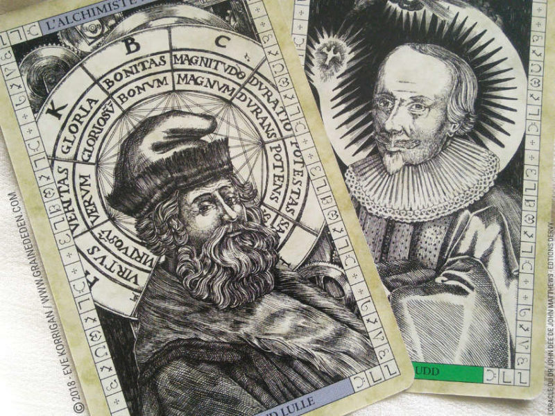 L'Oracle du Dr John Dee de John Matthews et Will Kinghan Review - Graine d'Eden Développement personnel, spiritualité, tarots et oracles divinatoires, Bibliothèques des Oracles, avis, présentation, review tarot oracle , revue tarot oracle