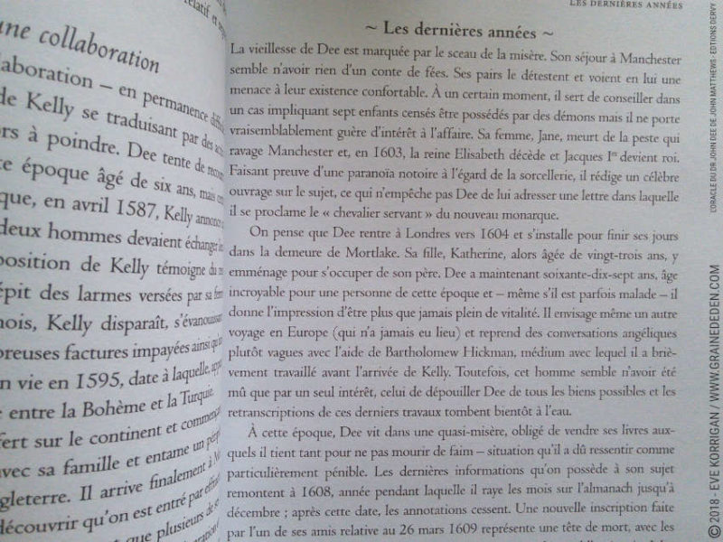 L'Oracle du Dr John Dee de John Matthews et Will Kinghan Review - Graine d'Eden Développement personnel, spiritualité, tarots et oracles divinatoires, Bibliothèques des Oracles, avis, présentation, review tarot oracle , revue tarot oracle