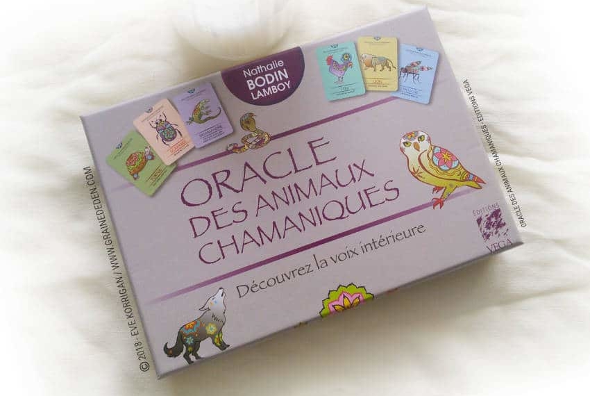 Oracle des Animaux Chamaniques de Nathalie Bodin Lamboy Review - Graine d'Eden Développement personnel, spiritualité, tarots et oracles divinatoires, Bibliothèques des Oracles, avis, présentation, review tarot oracle , revue tarot oracle