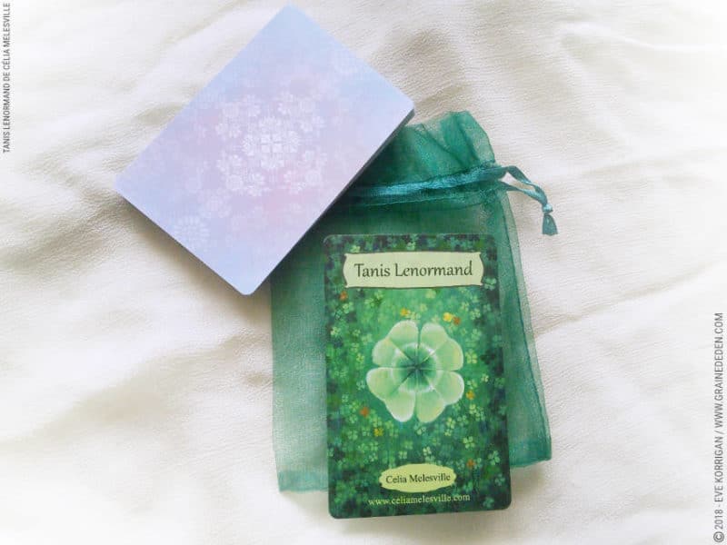 Tanis Lenormand de Célia Melesville Review - Graine d'Eden Développement personnel, spiritualité, tarots et oracles divinatoires, Bibliothèques des Oracles, avis, présentation, review tarot oracle , revue tarot oracle