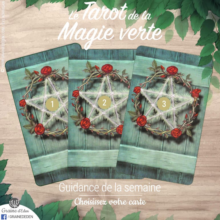 16 au 22 juillet 2018 - Votre guidance de la semaine avec Le Tarot de La Magie Verte de Ann Moura - Graine d'Eden Développement personnel, spiritualité, tarots et oracles divinatoires, Bibliothèques des Oracles, avis, présentation, review tarot oracle , revue tarot oracle