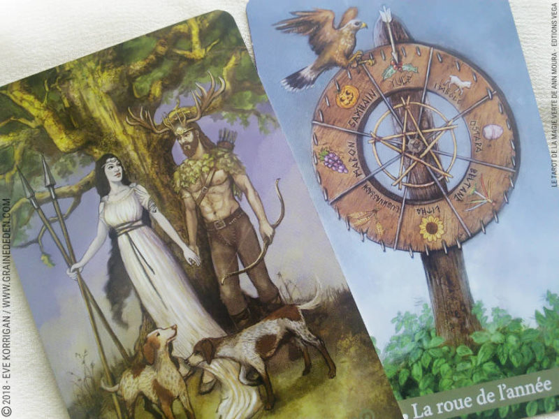 Review Le Tarot de la Magie Verte de Ann Moura et Kiri Ostergaard Leonard - Graine d'Eden Développement personnel, spiritualité, tarots et oracles divinatoires, Bibliothèques des Oracles, avis, présentation, review tarot oracle , revue tarot oracle