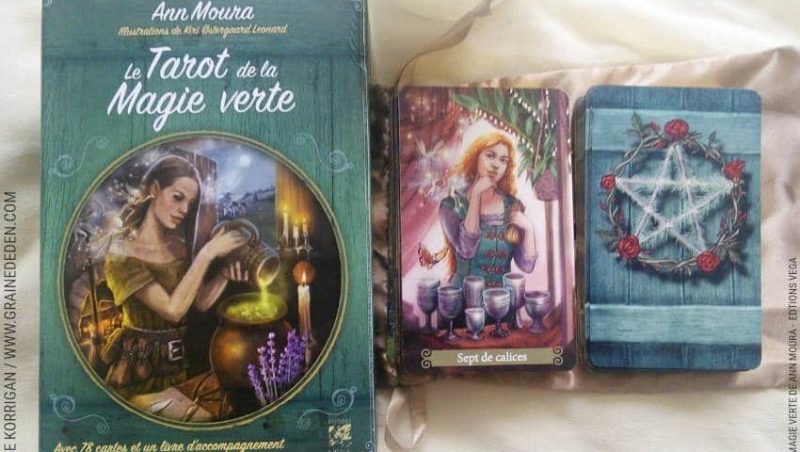 Review Le Tarot de la Magie Verte de Ann Moura et Kiri Ostergaard Leonard - Graine d'Eden Développement personnel, spiritualité, tarots et oracles divinatoires, Bibliothèques des Oracles, avis, présentation, review tarot oracle , revue tarot oracle