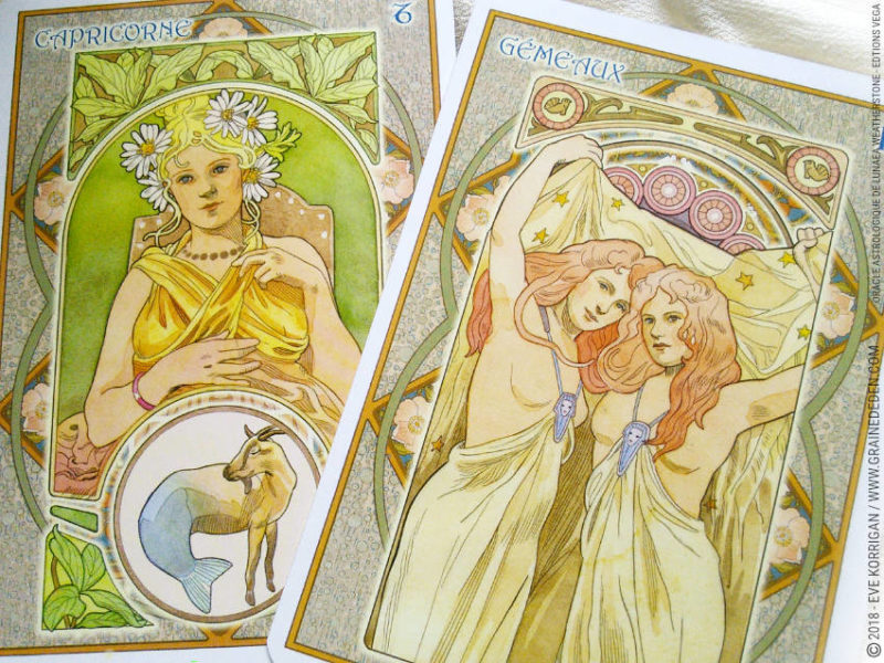 Review Oracle Astrologique de Lunaea Weatherstone - Graine d'Eden Développement personnel, spiritualité, tarots et oracles divinatoires, Bibliothèques des Oracles, avis, présentation, review tarot oracle , revue tarot oracle