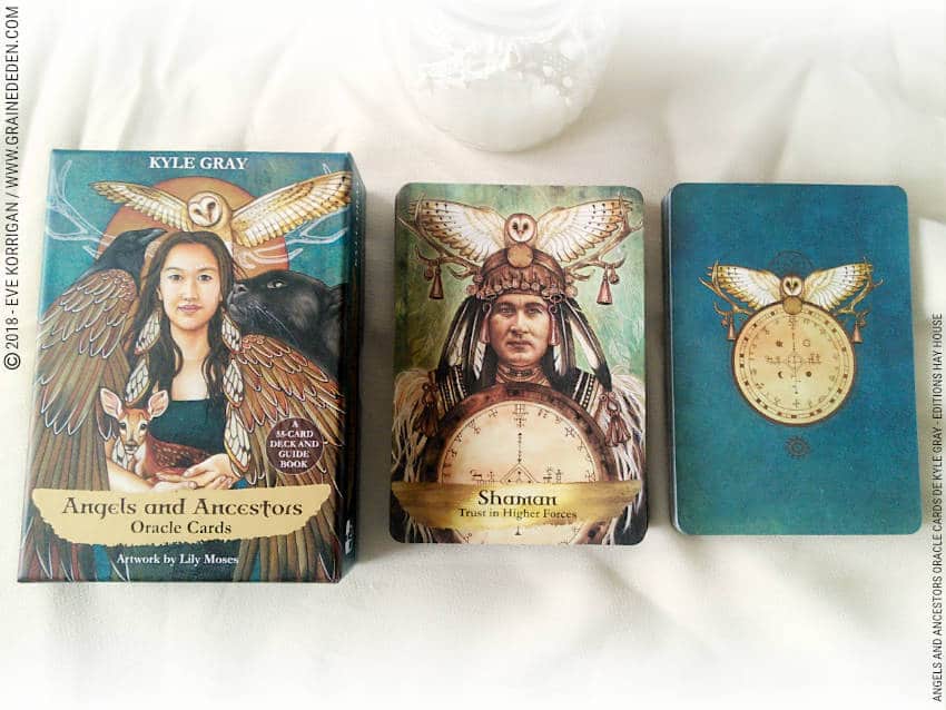 Angels and Ancestors Oracle Cards de Kyle Gray et Lily Moses Review - Graine d'Eden Développement personnel, spiritualité, tarots et oracles divinatoires, Bibliothèques des Oracles, avis, présentation, review tarot oracle , revue tarot oracle