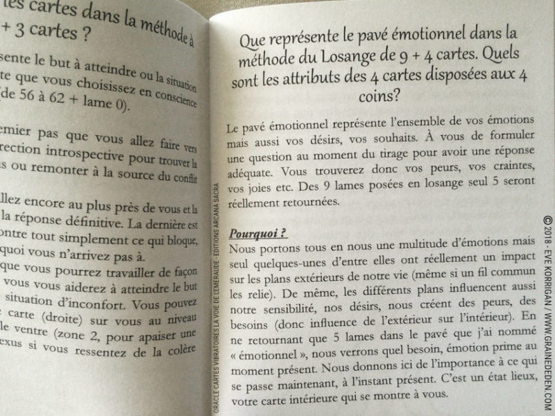 La Voie de l'Emeraude Oracle Cartes de La Blanche Dragonne Review - Graine d'Eden Développement personnel, spiritualité, tarots et oracles divinatoires, Bibliothèques des Oracles, avis, présentation, review tarot oracle , revue tarot oracle