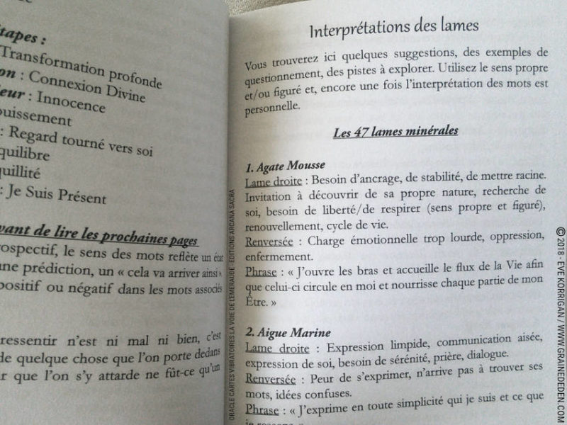 La Voie de l'Emeraude Oracle Cartes de La Blanche Dragonne Review - Graine d'Eden Développement personnel, spiritualité, tarots et oracles divinatoires, Bibliothèques des Oracles, avis, présentation, review tarot oracle , revue tarot oracle