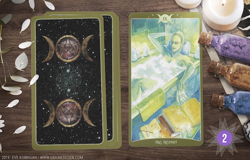 Grand Taroscope 2019 - Votre guidance de l'Année avec The Book of Shadows de Barbara Moore - Graine d'Eden Développement personnel, spiritualité, tarots et oracles divinatoires, Bibliothèques des Oracles, avis, présentation, review tarot oracle , revue tarot oracle