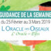 25 Février au 3 mars 2019 avec L'Oracle des Oiseaux et des Elfes - Votre taroscope guidance de la semaine avec The Spirit Animal Oracle- Graine d'Eden Développement personnel, spiritualité, tarots et oracles divinatoires, Bibliothèques des Oracles, avis, présentation, review , revue