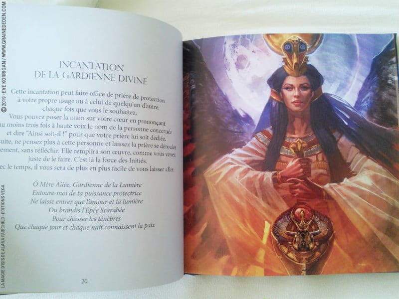 La Magie d'Isis de Alana Fairchild Un livre d'incantations et de prières - Graine d'Eden Développement personnel, spiritualité, tarots et oracles divinatoires, Bibliothèques des Oracles, avis, présentation, review , revue