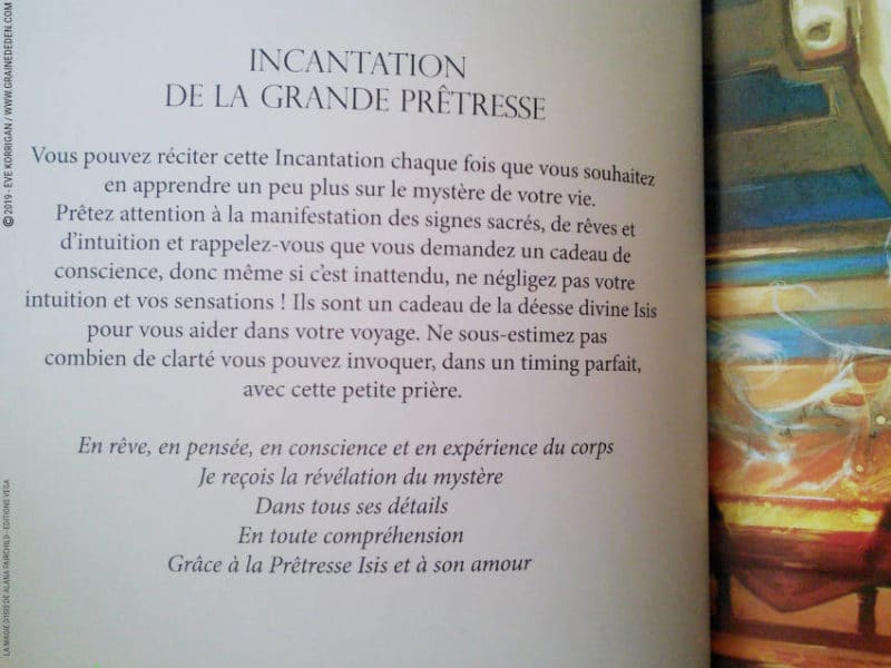 La Magie d'Isis de Alana Fairchild Un livre d'incantations et de prières - Graine d'Eden Développement personnel, spiritualité, tarots et oracles divinatoires, Bibliothèques des Oracles, avis, présentation, review , revue