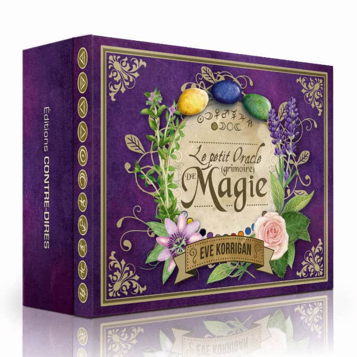 Le Petit Oracle Grimoire de Magie Eve Korrigan review - Graine d'Eden Développement personnel, spiritualité, tarots et oracles divinatoires, Bibliothèques des Oracles, avis, présentation, review tarot oracle , revue tarot oracle