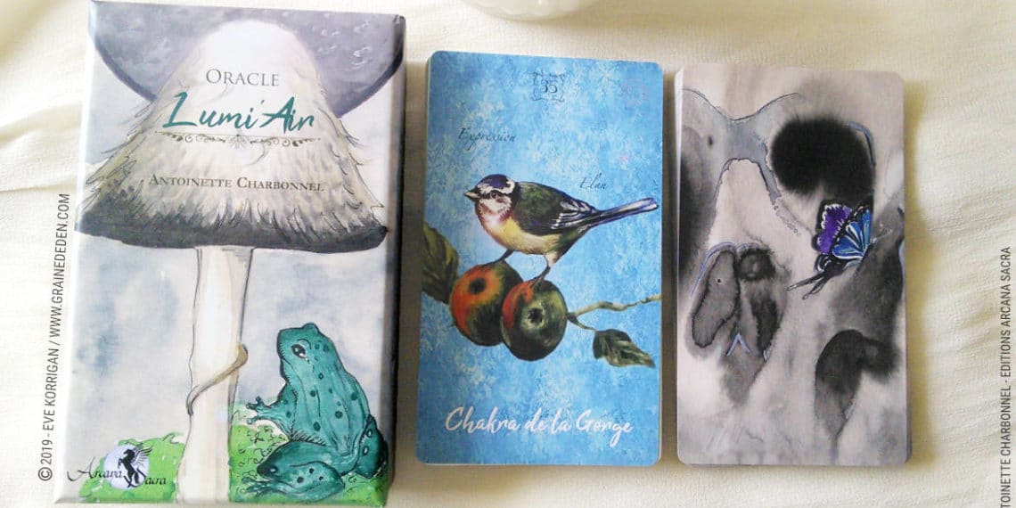 Oracle Lumi'Air de Antoinette Charbonnel review - Graine d'Eden Développement personnel, spiritualité, tarots et oracles cartes divinatoires, Bibliothèques des Oracles, avis, présentation, review , revue