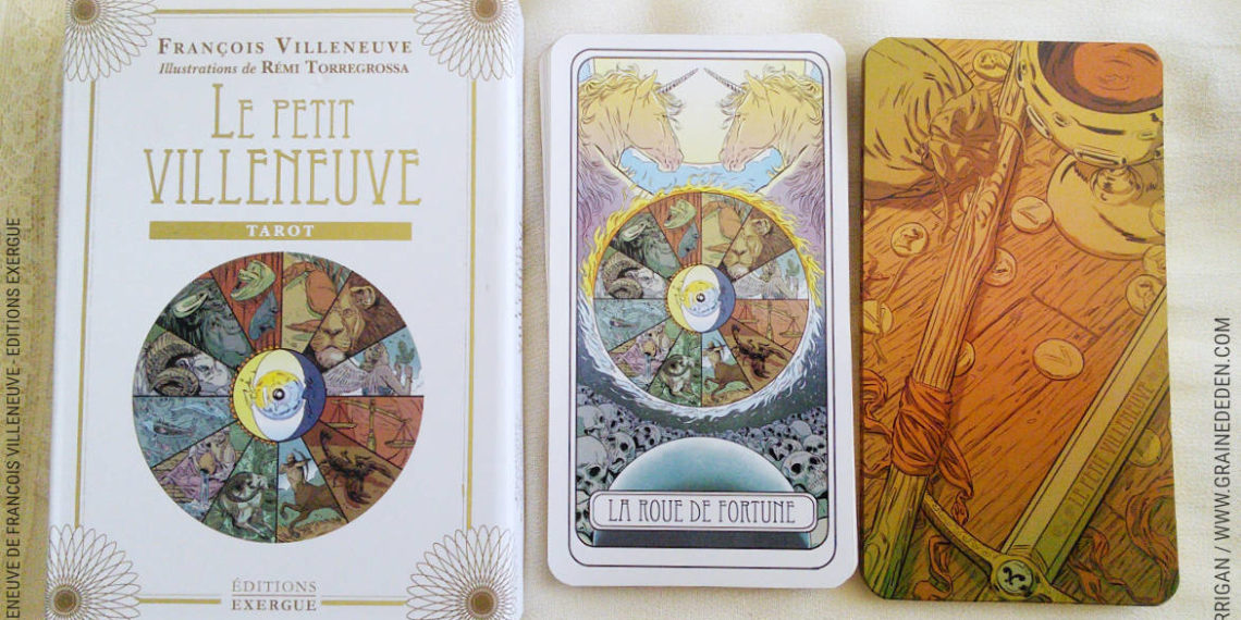 Le Petit Villeneuve Tarot de François Villeneuve review et avis - Graine d'Eden Développement personnel, spiritualité, tarots et oracles cartes divinatoires, Bibliothèques des Oracles, avis, présentation, review , revue