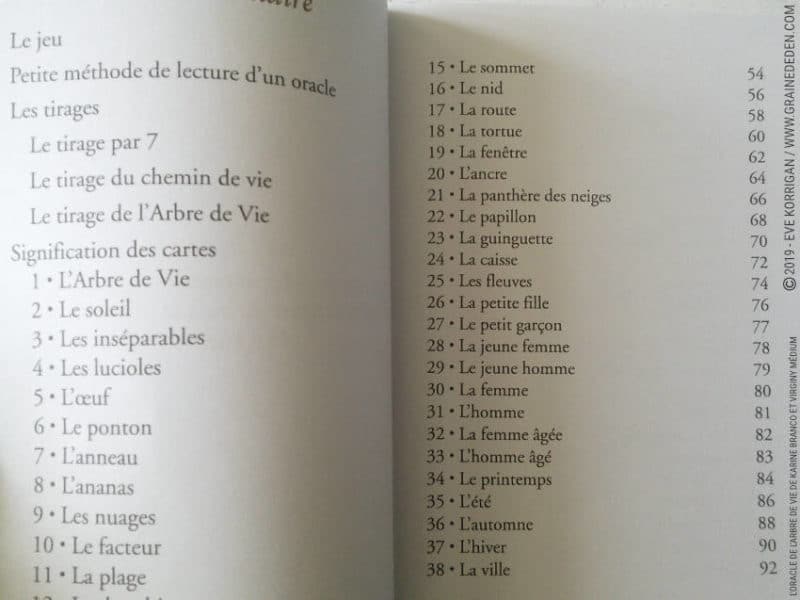 L’Oracle de l'Arbre de Vie de Karine Branco et Virginie Médium review et avis - Graine d'Eden Développement personnel, spiritualité, tarots et oracles cartes divinatoires, Bibliothèques des Oracles, avis, présentation, review , revue