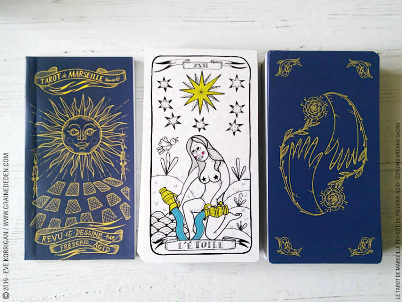 Le Tarot de Marseille Revisité de Frédéric Agid review et avis - Graine d'Eden Développement personnel, spiritualité, tarots et oracles cartes divinatoires, Bibliothèques des Oracles, avis, présentation, review , revue