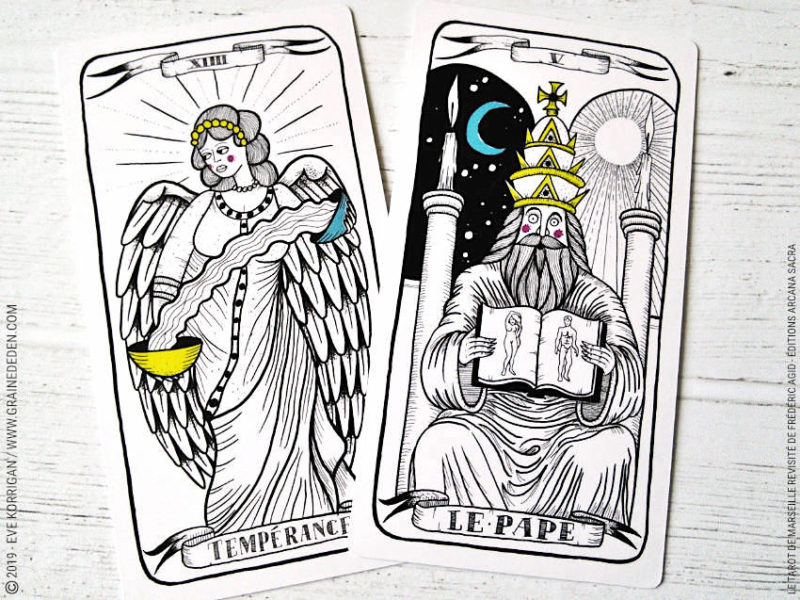 Le Tarot de Marseille Revisité de Frédéric Agid review et avis - Graine d'Eden Développement personnel, spiritualité, tarots et oracles cartes divinatoires, Bibliothèques des Oracles, avis, présentation, review , revue