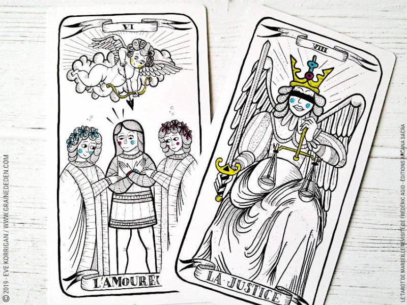 Le Tarot de Marseille Revisité de Frédéric Agid review et avis - Graine d'Eden Développement personnel, spiritualité, tarots et oracles cartes divinatoires, Bibliothèques des Oracles, avis, présentation, review , revue