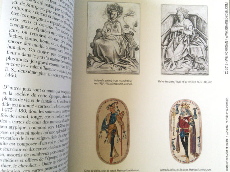 Histoire du Tarot de Isabelle Nadolny - Livre Review et avis - Graine d'Eden Développement personnel, spiritualité, livre tarots et oracles cartes divinatoires, Bibliothèques des Oracles, avis, présentation, review , revue