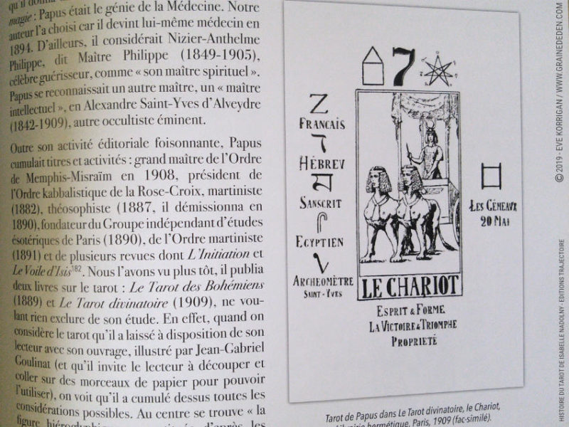 Histoire du Tarot de Isabelle Nadolny - Livre Review et avis - Graine d'Eden Développement personnel, spiritualité, livre tarots et oracles cartes divinatoires, Bibliothèques des Oracles, avis, présentation, review , revue