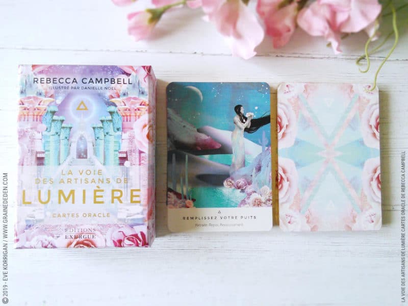 La Voie des Artisans de Lumière Cartes Oracle de Rebecca Campbell et Danielle Noel Review et avis - Graine d'Eden Développement personnel, spiritualité, tarots et oracles cartes divinatoires, Bibliothèques des Oracles, avis, présentation, review , revue