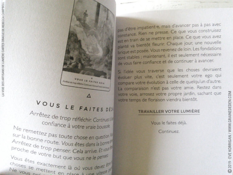La Voie des Artisans de Lumière Cartes Oracle - Avis et review