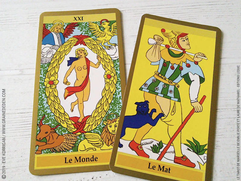 Le Tarot de Marseille de Emilie Porte - Du débutant à l'initié Review et avis - Graine d'Eden Développement personnel, spiritualité, tarots et oracles cartes divinatoires, Bibliothèques des Oracles, avis, présentation, review , revue