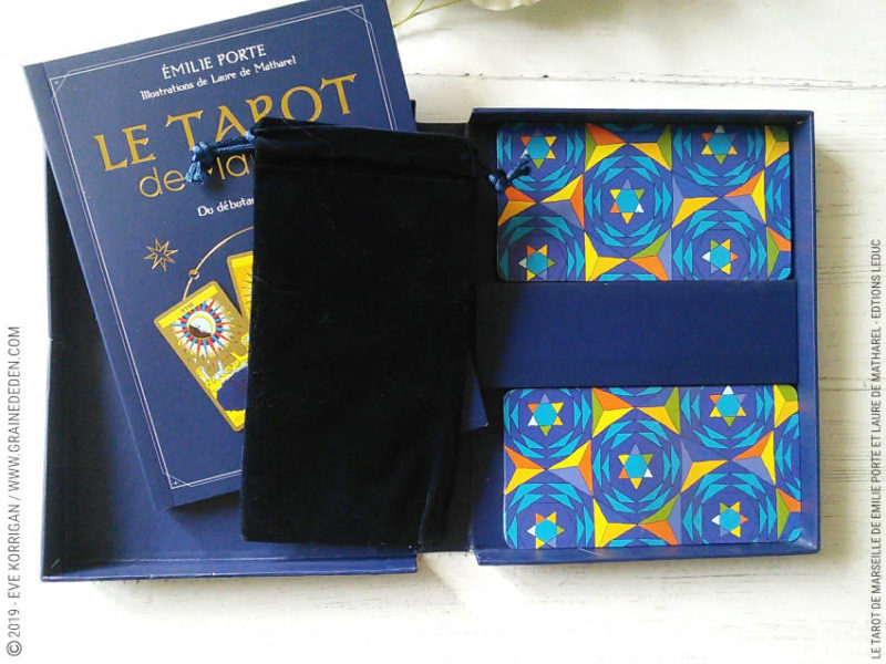 Le Tarot de Marseille de Emilie Porte - Du débutant à l'initié Review et avis - Graine d'Eden Développement personnel, spiritualité, tarots et oracles cartes divinatoires, Bibliothèques des Oracles, avis, présentation, review , revue