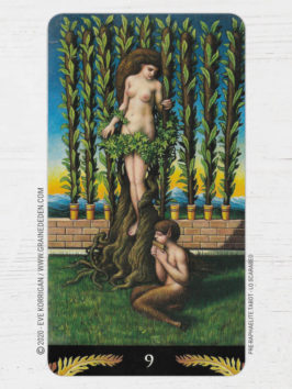 Pre-Raphaelite Tarot de Giuliano Costa - Graine d'Eden Développement personnel, spiritualité, tarots et oracles divinatoires, Bibliothèques des Oracles, avis, présentation, review tarot oracle , revue tarot oracle