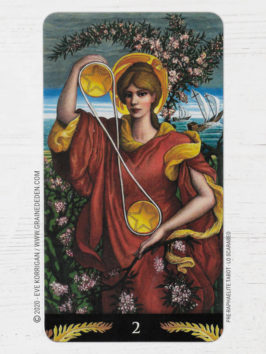 Pre-Raphaelite Tarot de Giuliano Costa - Graine d'Eden Développement personnel, spiritualité, tarots et oracles divinatoires, Bibliothèques des Oracles, avis, présentation, review tarot oracle , revue tarot oracle