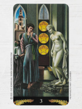 Pre-Raphaelite Tarot de Giuliano Costa - Graine d'Eden Développement personnel, spiritualité, tarots et oracles divinatoires, Bibliothèques des Oracles, avis, présentation, review tarot oracle , revue tarot oracle