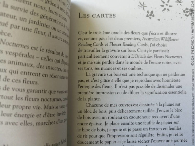 L'Oracle des Fleurs Nocturnes de Cheralyn Darcey