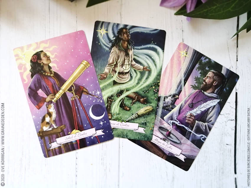 Oracle Histoires de sorcières jeu de cartes divinatoires Français+