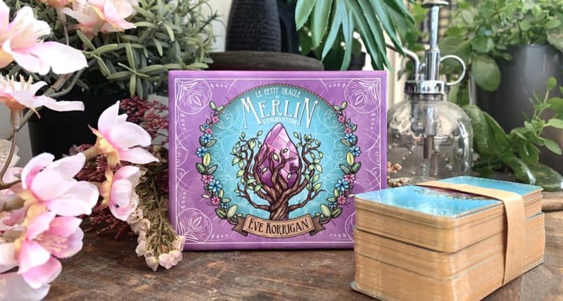 Le Petit Oracle de Merlin l'Enchanteur de Eve Korrigan review - Graine d'Eden Développement personnel, spiritualité, tarots et oracles divinatoires, Bibliothèques des Oracles, avis, présentation, review tarot oracle , revue tarot oracle